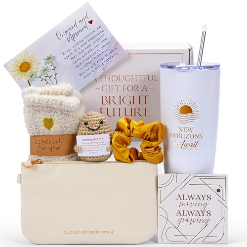 Farewell Gifts for Coworkers New Job Gifts New Beginnings Gift for Women Graduation Gift Basket for Her Congratulations Promotion Going Away Goodbye Leaving Job Good Luck Moving Away Boss