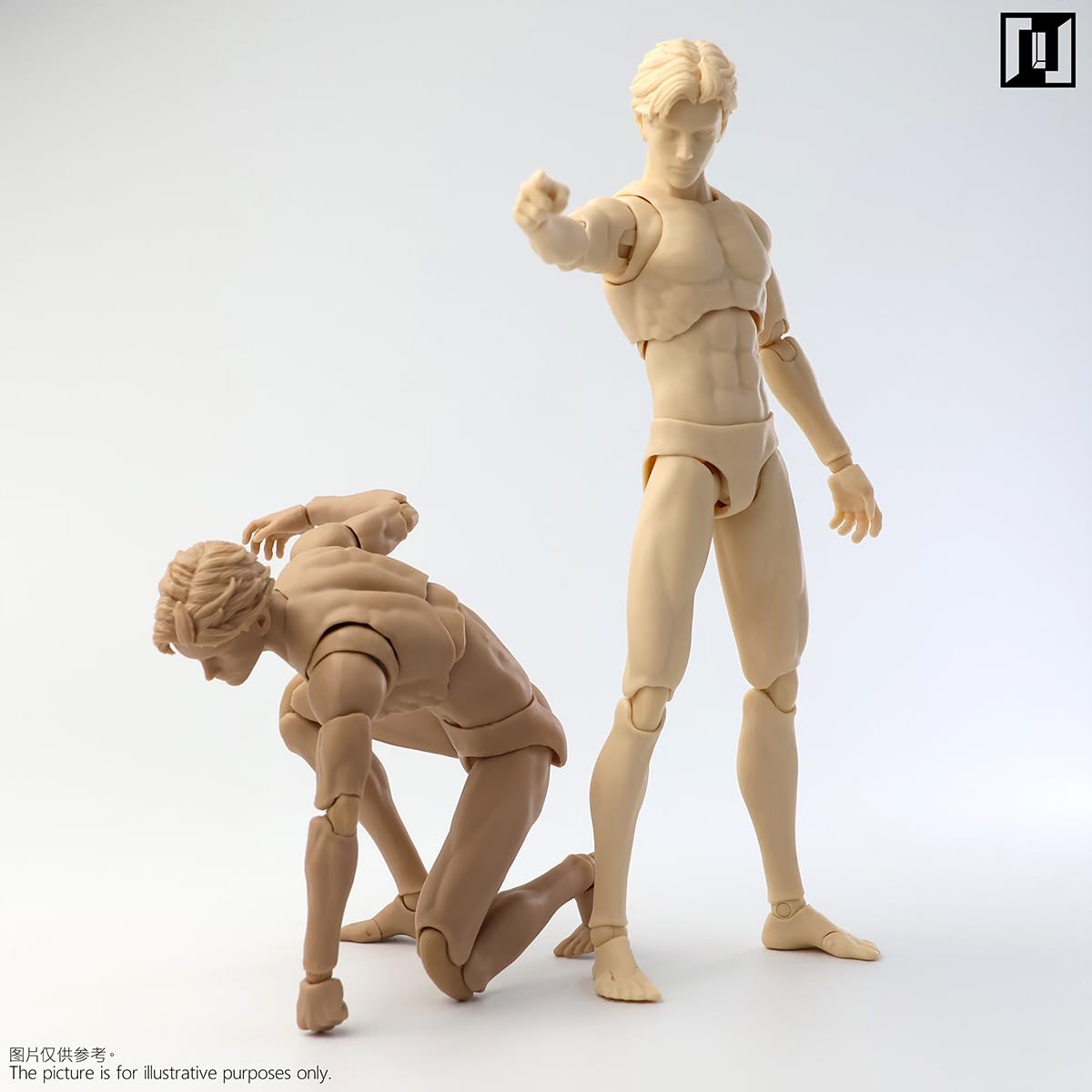 Amazon | HiPlay Mirrfig 1/12 男性 素体 細マッチョ体型 MF001 黄肌