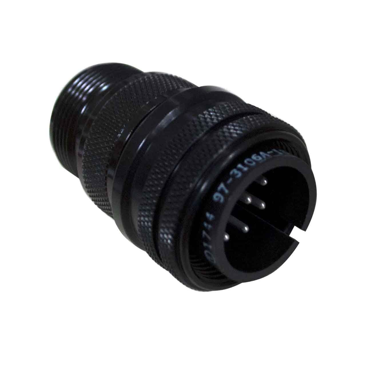 Miller 146212 Connector, Circ Ms/Met 10Pin Size 18 Plug Cable Solder