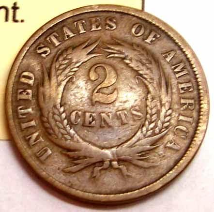 First Year 2 Cent Piece