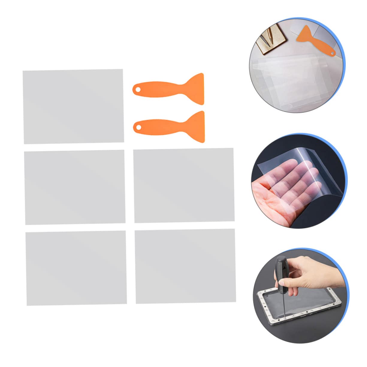 DECHOUS 3sets Pellicole Fep Per Stampanti Kit Di Pellicole Raschietti Alta Trasparenza e Ai Prodotti Chimici Compatibile Con Varie Stampanti