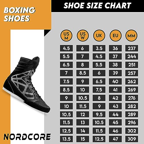 Nordcore Zapatillas de Boxeo - Botas Boxeo Deportivas de Lucha Ligeras - Entrenamiento apatillas Boxeo Hombre y Mujeres - imagen 2
