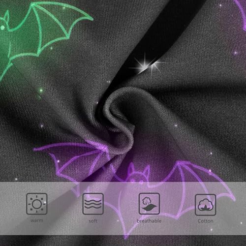 Neon Colorful Bats Black Little Girl Panties Girls Underwear Toddlers Cotton Animal Briefs Underpants 2t3