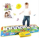 FULLIN Music Carpet Kids Baby Touch Play Keyboard Musical Music Singing Gym Carpet Mat Best Kids Baby Gift