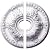Ekena Millwork CM18GA2 Granada Ceiling Medallion, 18"OD x 3 1/2"ID x 2 1/2"P, White