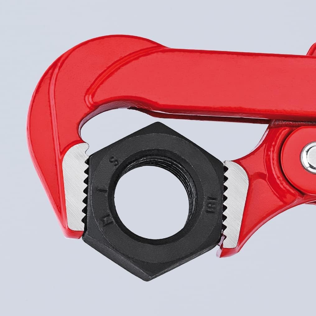 KNIPEX Llave para tubos 90° recubierto de pintura pulverizada, rojo 560 mm, 83 10 020