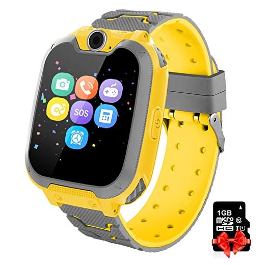 PTHTECHUS Smart klocka/telefon med GPS för barn, 1,44 tum pekskärm, barn, student, smartklocka med GPS, positioneringsspårare, stegräknare, ficklampa, kamera, SOS, väckarklocka, pojke flicka födelsedagspresent