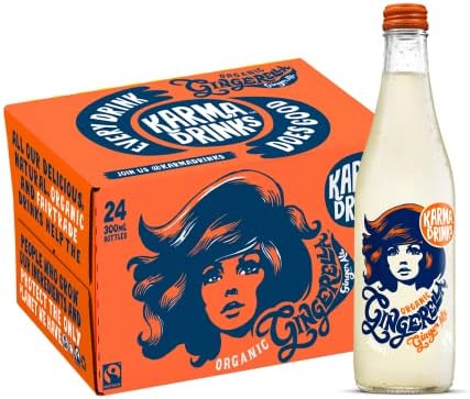 Karma Drinks Karma Cola Sugar-Free (24 x 300ml Bottles), Natural Ingredients, Fairtrade, Gluten Free, Vegan Friendly, Delicious Soft Drink, Carbonated Fizzy Drink, No GMO