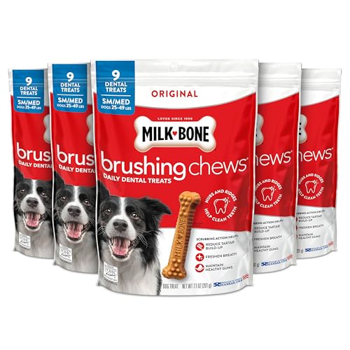 Image of Milk-Bone Brushing Chews, Small /Medium, Original Flavor, 45 Dental Treats