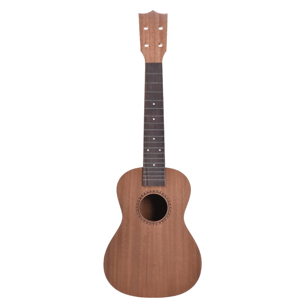 Ukelele tenor de 66 cm para guitarra hawaiana con cuerpo de madera de palisandro y tuerca de puente