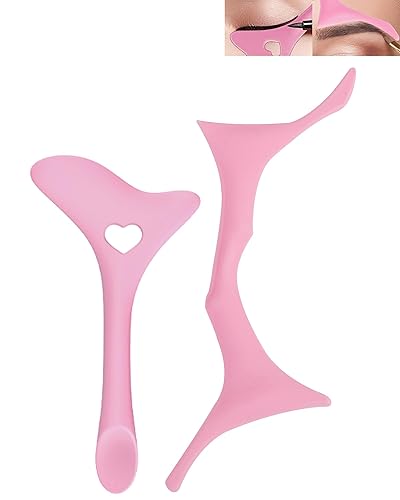 Juego de plantillas de silicona para moldear cejas, 5 en 1 con punta alada y 6 en 1 para plantillas de cejas, kit de herramientas de maquillaje disponible en Yaxa Costa Rica