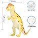 Yeonha Toys Dinosaur Figure, 7 Inch Jumbo Dinosaur Toy Playset(12 Pack), Safe Material Assorted Realistic Dino, Vinyl Plastic Dino Set Party Favors Toys for Kids Boys Toddler Educational