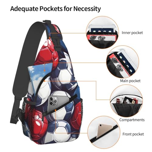 Mochila bandolera colorida para hombre y mujer ajustable miniatura 4