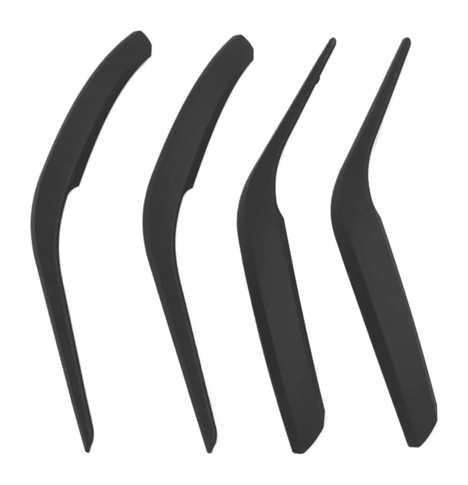 Maniglia Porta Interna Per BMW X1 E84 2010-2016 Set 4 Maniglie Interne Per Portiera Anteriore Posteriore Sinistra E Destra Rivestimento Esterno(Nero)