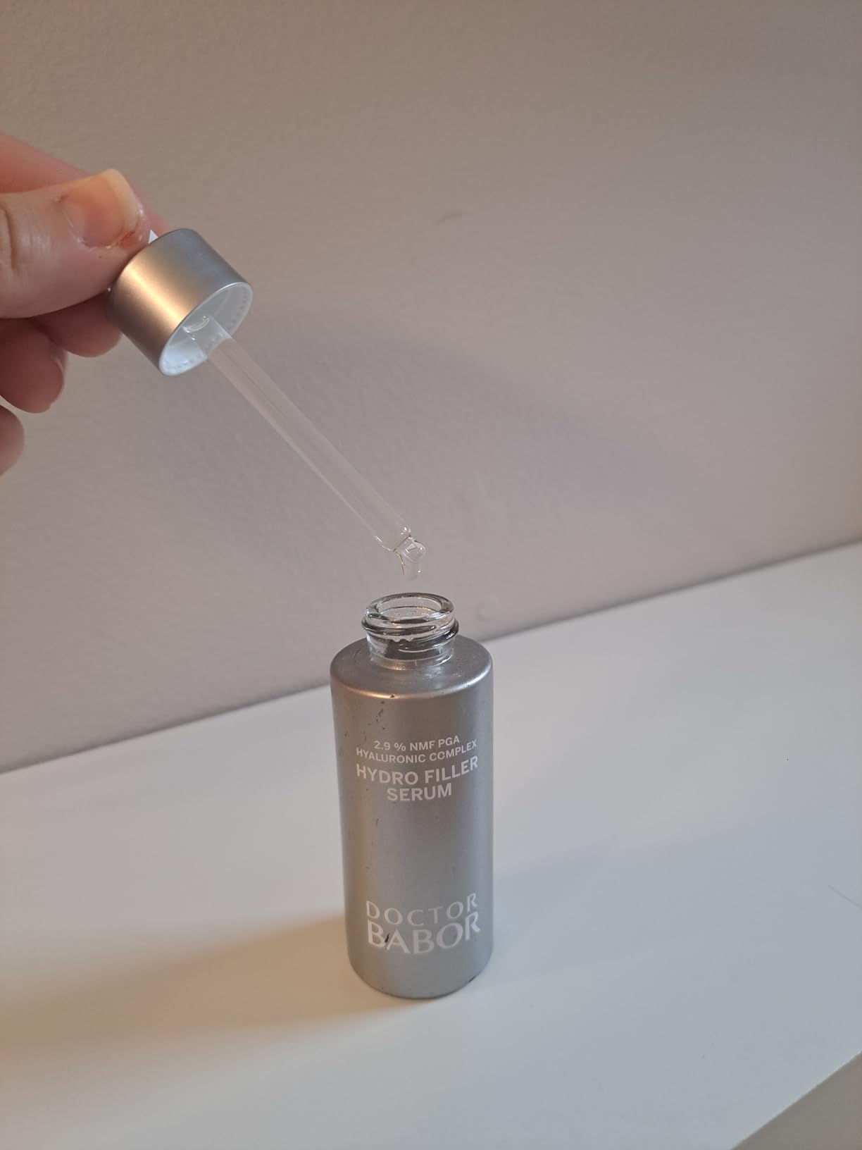 BABOR DOCTOR BABOR Hydro Filler Serum | Facial Care for Dry Skin with 2.9% NMF PGA, With Hyaluronic Acid and Peptides, Glow Serum for Face, Fragrance Free, Vegan | 30ml