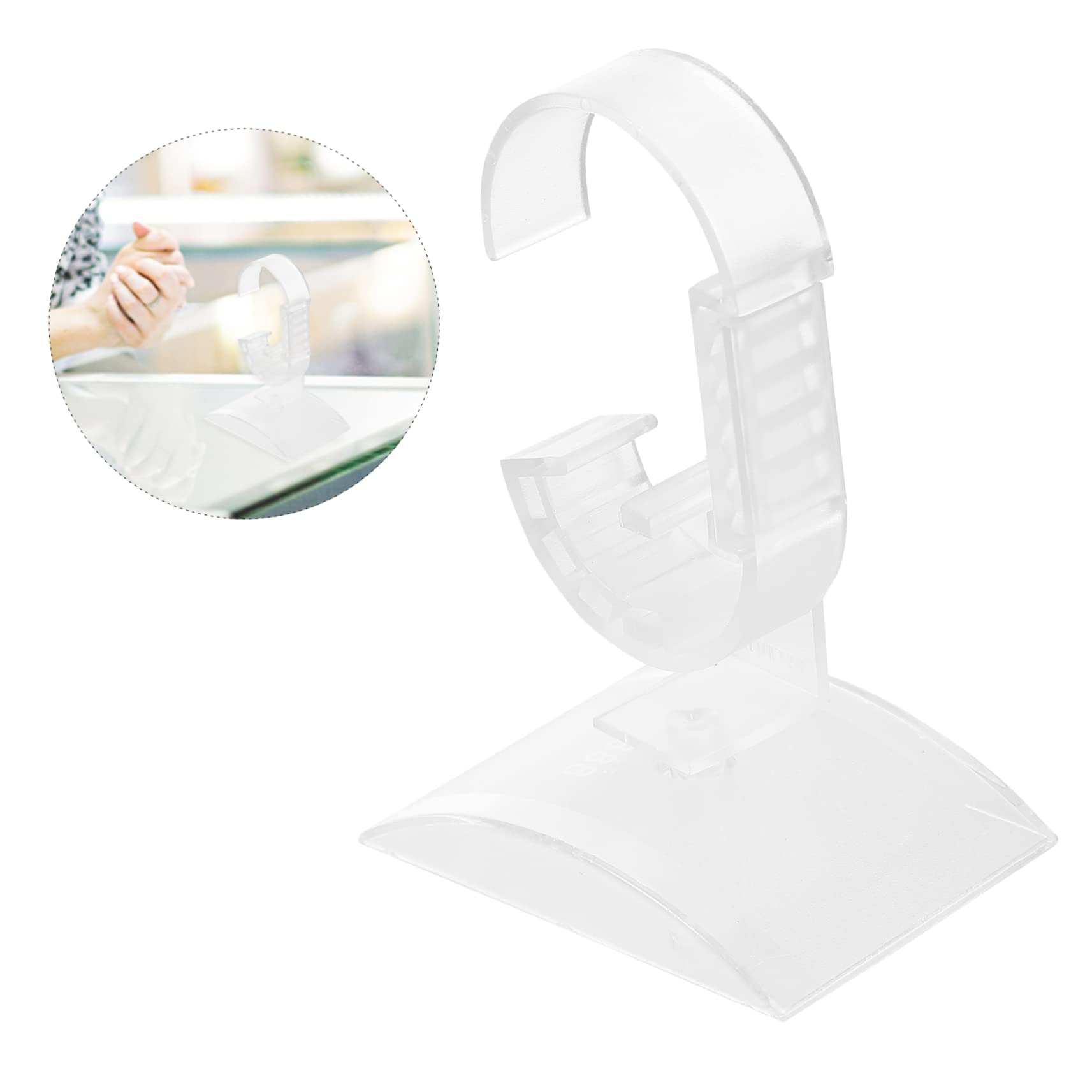 20stücke Stabiler Uhrenhalter Aus Klarem Acryl Verstellbare Schmuckvitrine Für Armbanduhren Für Sammler Präsentation Von Uhren Im Einzelhandel Oder Zuhause