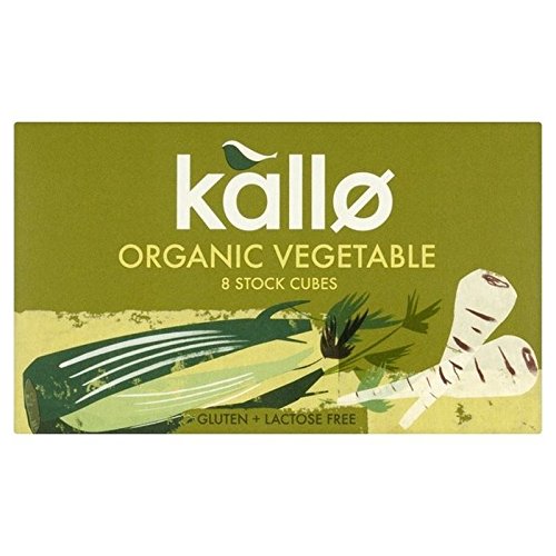 Kallo Organic Vegetable Stock Cubes 88g - Pack of 6