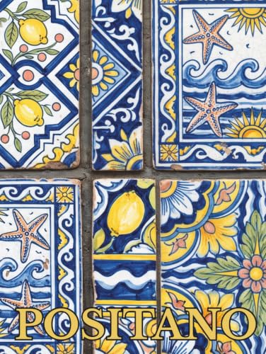 Positano: Oversized Decorative Book for Coffee Tables, Nightstands and Bookshelf Styling | Amalfi Coast Tile Art Cover | Stack Deco Books to Create an ... (Mediterranean decorative book collection) image 2