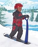 Durable, Sturdy Snow Scooter with Snowboard-type Base, Easy Grip Handle and 200-lb Weight Limit - For Ages 8 and Above by Lakeside