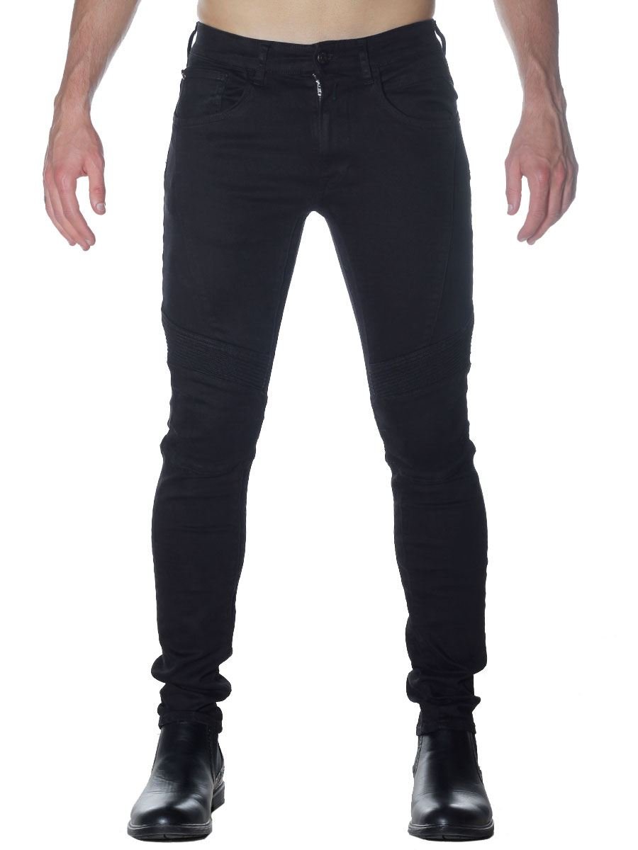 Replay Zaldok Stretch Jet Black Slim Jeans