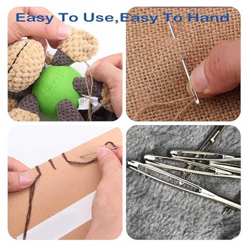Image of VIBE VISTA Crochet Kit for Beginners Adults, Crochet Kits Include Yarn, 107Pcs Crochet Starter Kit for Beginners Kids, Ergonomic Crochet Hooks Travel Knitting Crochet Supplies (9 pcs Needle)