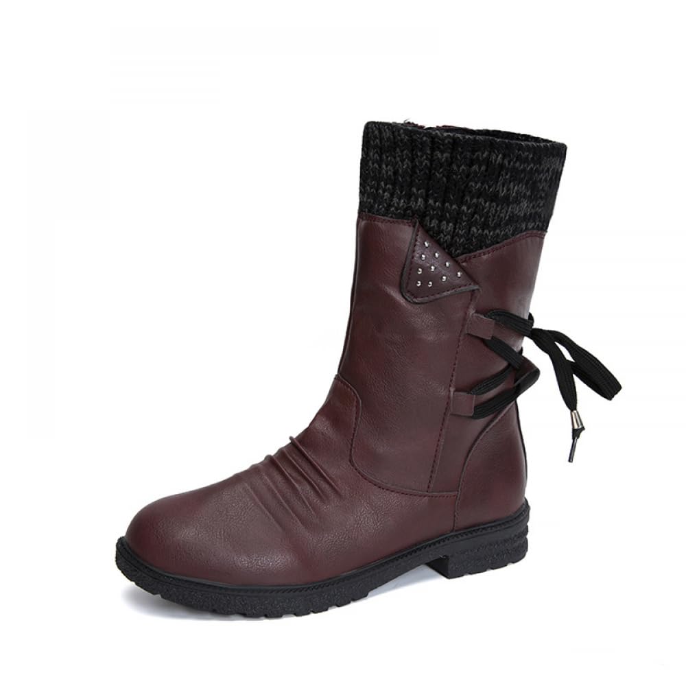 Damskie buty luźne buty motocyklowe zimowe ciepłe modne wygodne eleganckie buty średniowieczne kozaki do kolan wygodne eleganckie buty do noszenia na co dzień