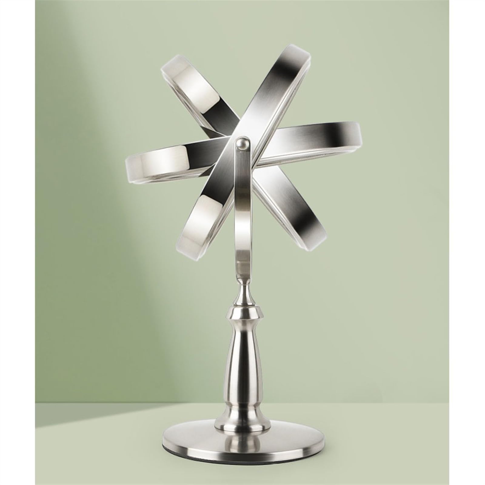 lusterko， Lustro do makijażu HD Metalowe dwustronne powiększające Lustro do makijażu na biurko Lustro do makijażu do sypialni w domu Lustro do makijażu na biurko Lustro kosmetyczne