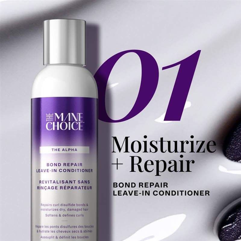 The Mane Choice Alpha Bond Repair Oil for Curly Hair – Repairs Disulfide Bonds, Reduces Breakage, Lightweight & Non-Greasy, Strengthens & Smooths Hair – 4 fl oz./118 mL - Image 5