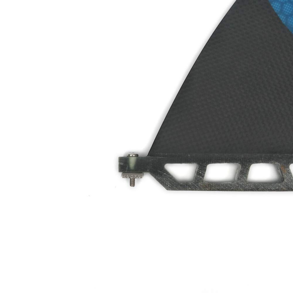 UPSURF Tavola da Surf Longboard Pinne Singolo Lana di Vetro Carbonio+Favo Pinne per Tavola da Surf
