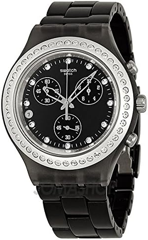 Swatch Diaphane Chrono Full Blooded Marvelous Yellow Unisex Watch SVCK4068AG