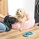 Beldray Hundetrockentuch – XL Haustiertuch mit Taschen, weiches Mikrofaser, maschinenwaschbar, antibakteriell behandelt, Mikrofaser-Chenille-Nudel-Design-Fasern, 78 x 35 cm