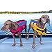 VIVAGLORY Front Float Dog Life Vest, Dog Life Jacket for Swimming & Boating, Swimming Vest with Chin Float & Handle, Ripstop & Buoyancy for Puppy Doggy, S, Pink