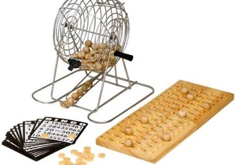 CHH Juego de bingo de metal de 9 pulgadas