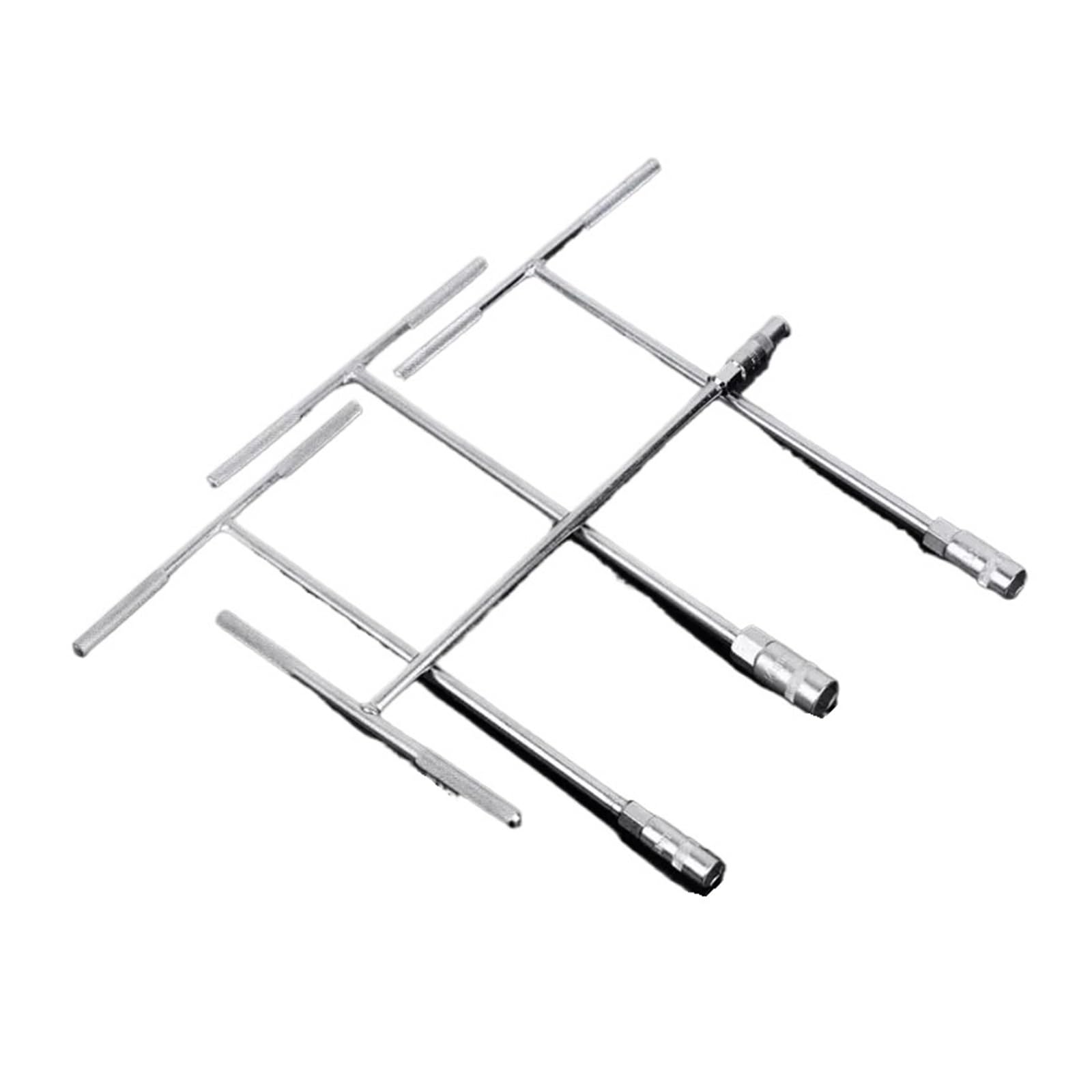 Generico Chiave a bussola esagonale tipo T da 4 pezzi 8/10/12/14mm, compatibile for la riparazione dell'auto