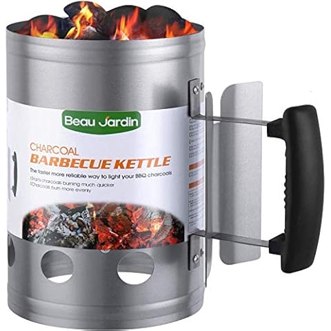 BEAU JARDIN Charcoal Chimney Starter Basket Cover