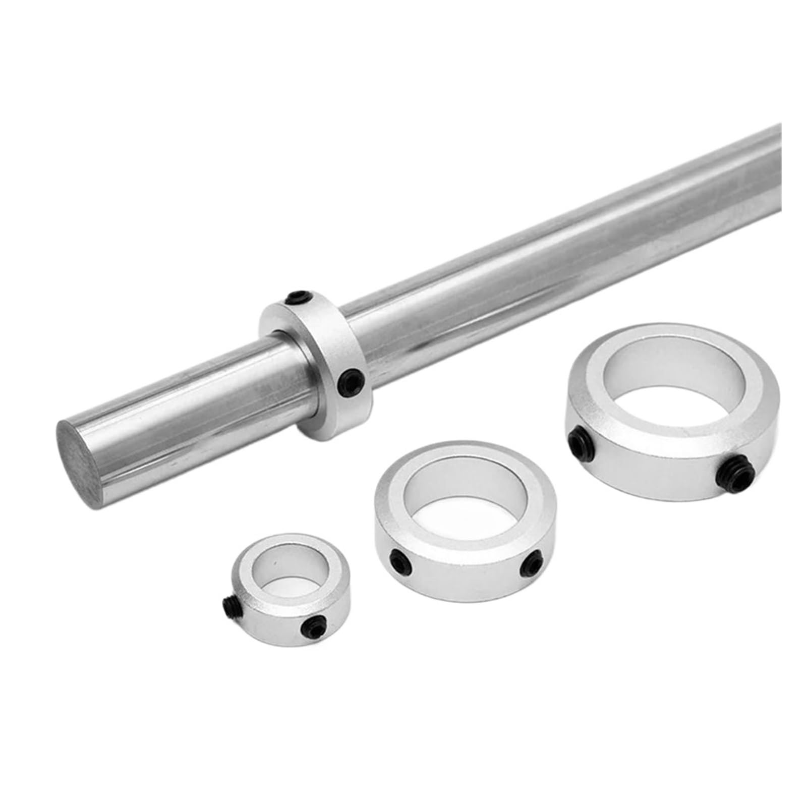 Bague de butée de verrouillage fixe en alliage d'aluminium (1 pièce) - Collier de positionnement d'arbre de retenue de 6 à 30 mm de diamètre avec vis for machines(22-35-10)