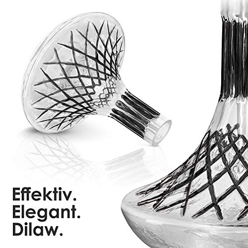 DILAW® SKITTO X Shisha Bowl Glas Ersatzglas Big Bowl ohne Gewinde Passend auf Shisha-Modelle mit Einer Außendurchmesser… – Bild 6