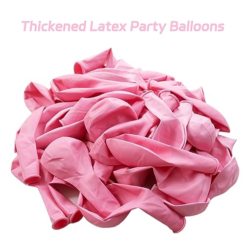 Image of Pastel Pink Balloons 12 Inch 100 Pack light Pink Latex Balloons Baby Pink Party Balloons Round Helium Balloons for Girls Womens Birthday Wedding Anniversary Baby Shower Decorations