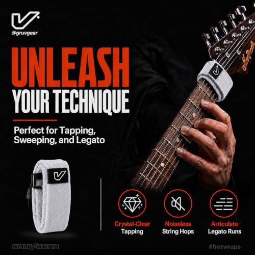 Image of Gruv Gear FretWraps HD 'Stone' String Muter 1-Pack , Large, White