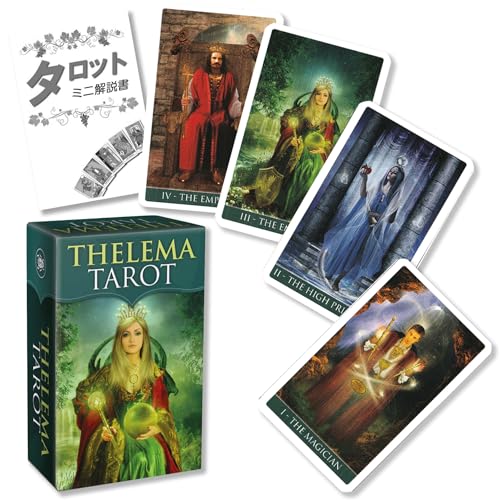 Z} ^bg ~j Thelema Tarot Mini ^bg肢 {t Ki ^bgJ[h 78 ~jTCY