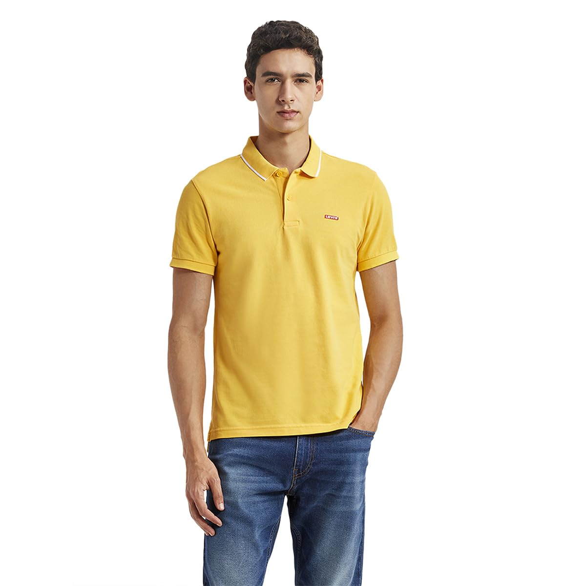 levi's Men's Solid Slim Fit Polo T-Shirt-picture-43