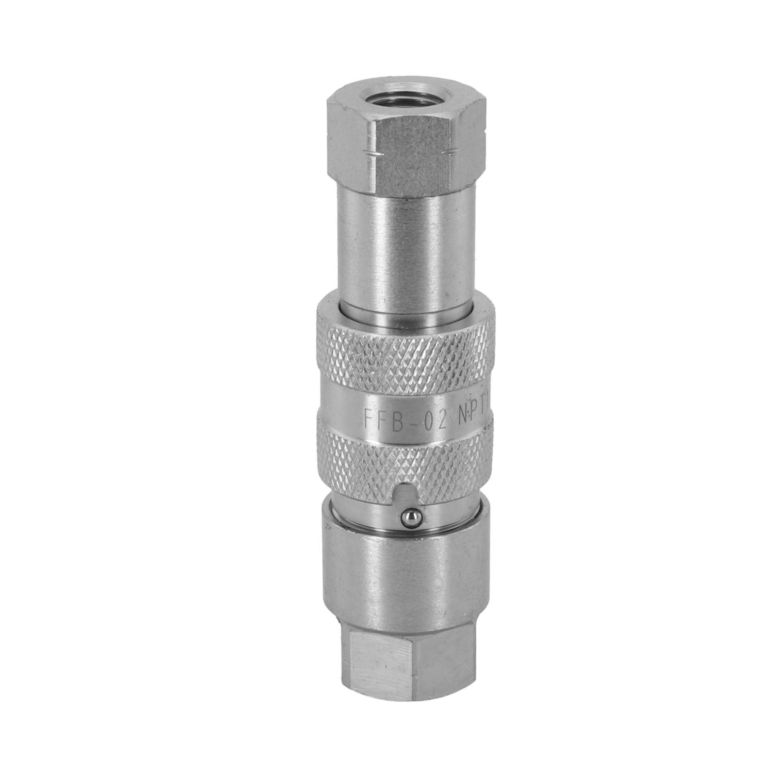 pour ensemble de coupleurs à dégagement rapide à face plate pour BSP, 0 déversement ISO 16028 standard, NPT de 6,35 mm à 19 mm, acier au carbone zingué, 250-325 BAR