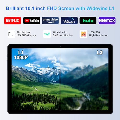 2024 10 Inch Tablet, 22GB RAM 128GB ROM | Android 14, with Keyboard, Widevine L1, Octa-Core, 8000mAh Battery, 5G Wifi, HD IPS Display, TF 1TB, GPS, Mouse, Case, Split Screen - Image 5