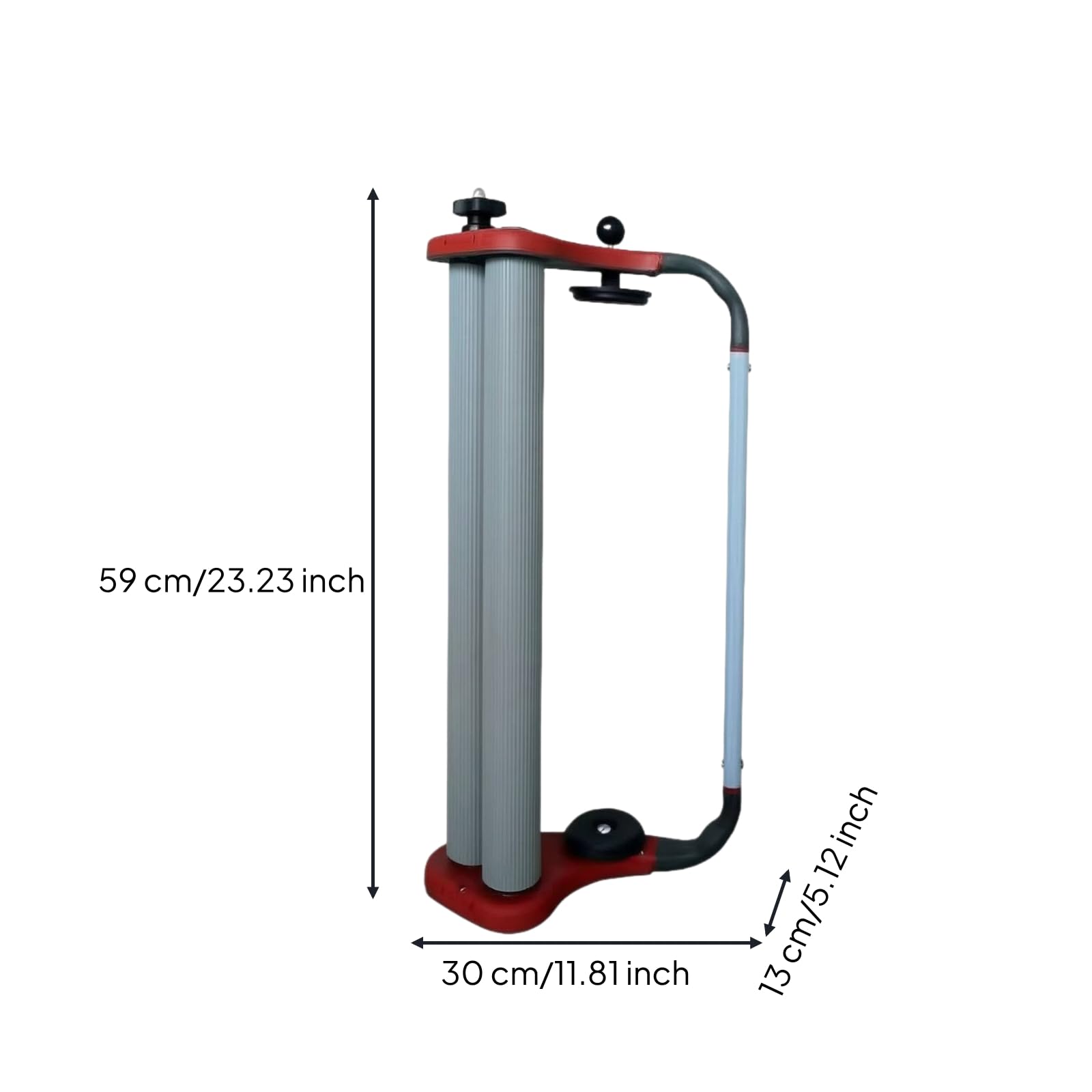 rockible Manuelles Stretchfolien-Wickelgerät aus PVC Hand-Stretchfolienhalter zu Bedienen Palettenwickler mit Handschlaufe für Versandbereich
