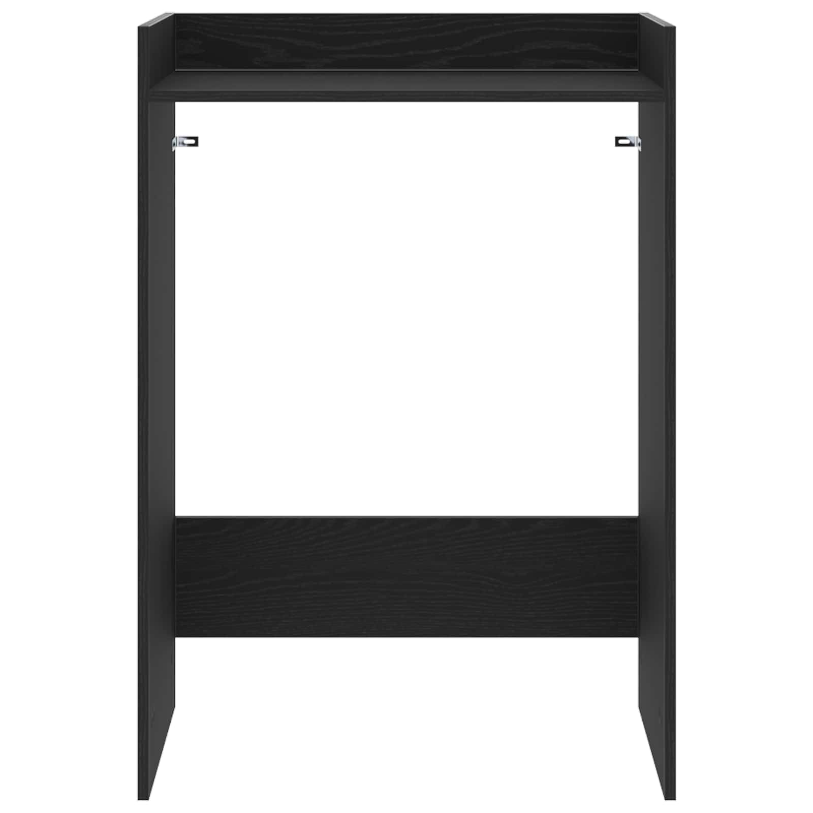vidaXL Szafka na pralkę z przechowywaniem Czarny Dąb 67,5 x 48 x 97 cm