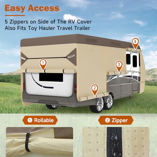Umbrauto RV Cover 24-27ft 9-Layer