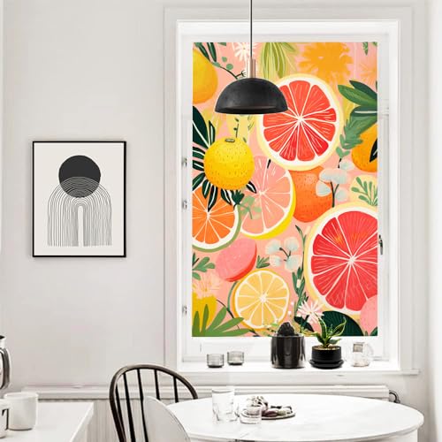 Vinilo decorativo con diseño de limones y naranjas 17.7x23.6 in miniatura 6
