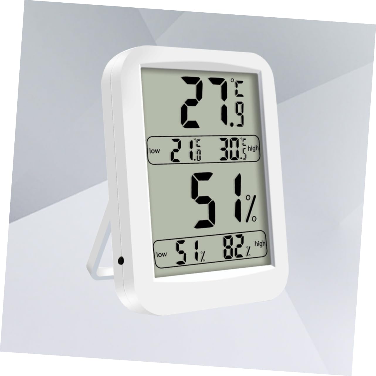Hygromètre D'intérieur Numérique Grand Écran Abs, Haute Stabilité | Thermometre Interieur Digital, Mesure de L'humidité, Maison Chambre Bébé