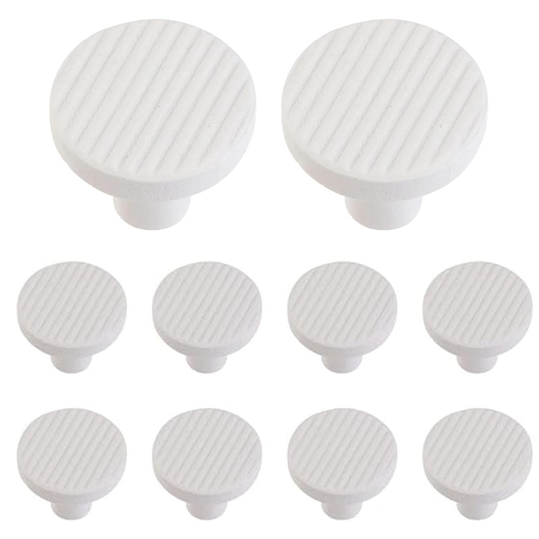 GGUFAY 10 Pièces Corail Frag Plug Céramique Frag Station Aquarium Corail Récif Base Support Corail Frag Stand Approvisionnements De Réservoir De Poissons 2. 3Cm