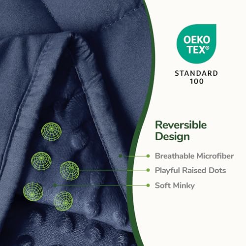 Image of Sivio Weighted Blanket for Adults, King Size, 20 lb 80 x 87 inch